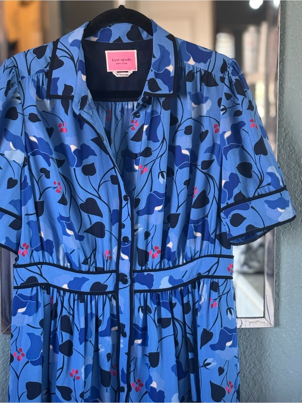 NWOT Kate Spade Nouveau Bloom Knee Length Pocketed Dress Size 12 - Picture 5 of 9